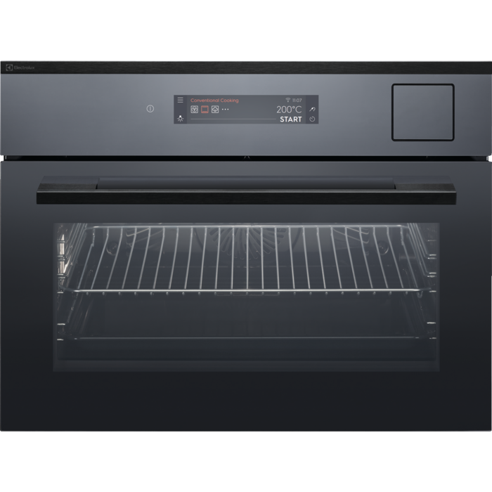 Forno da incasso Compact EURO Steam Forno multifunzione nero effetto specchio