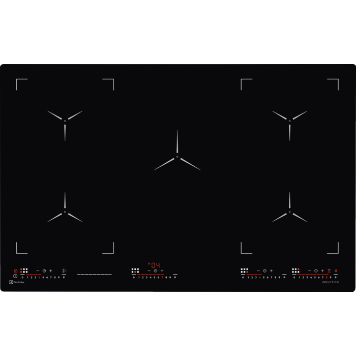 Plans de cuisson à induction Maxima-Bridge 80 cm