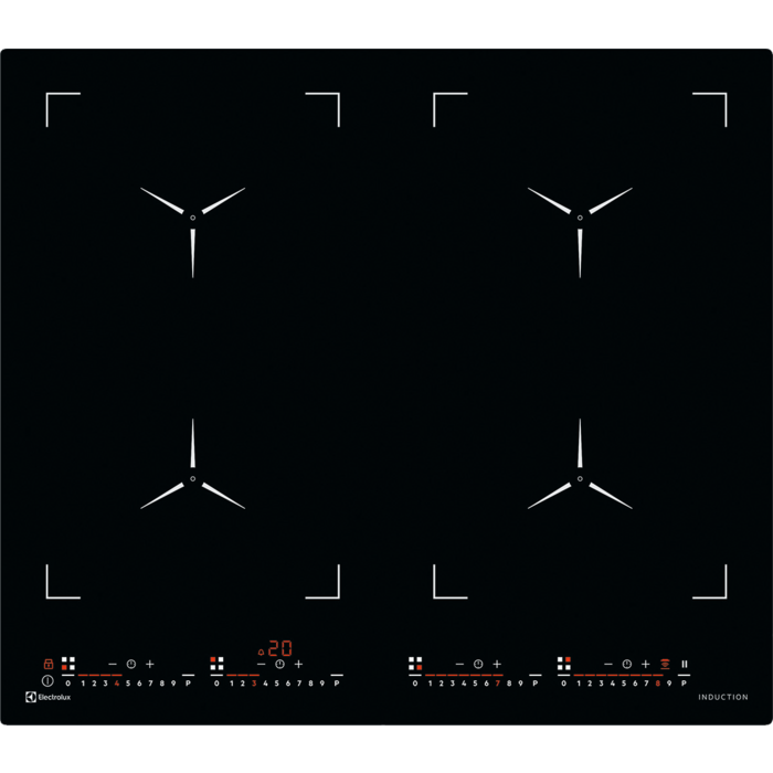 Plans de cuisson à induction Maxima-Bridge 60 cm