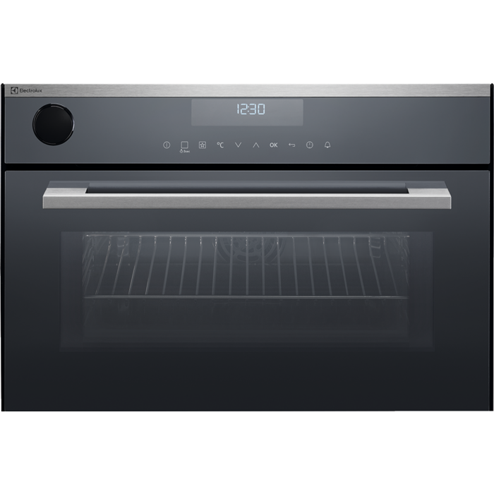 Einbaubackofen Compact SMS Steam Multifunktions-Ofen Chrom